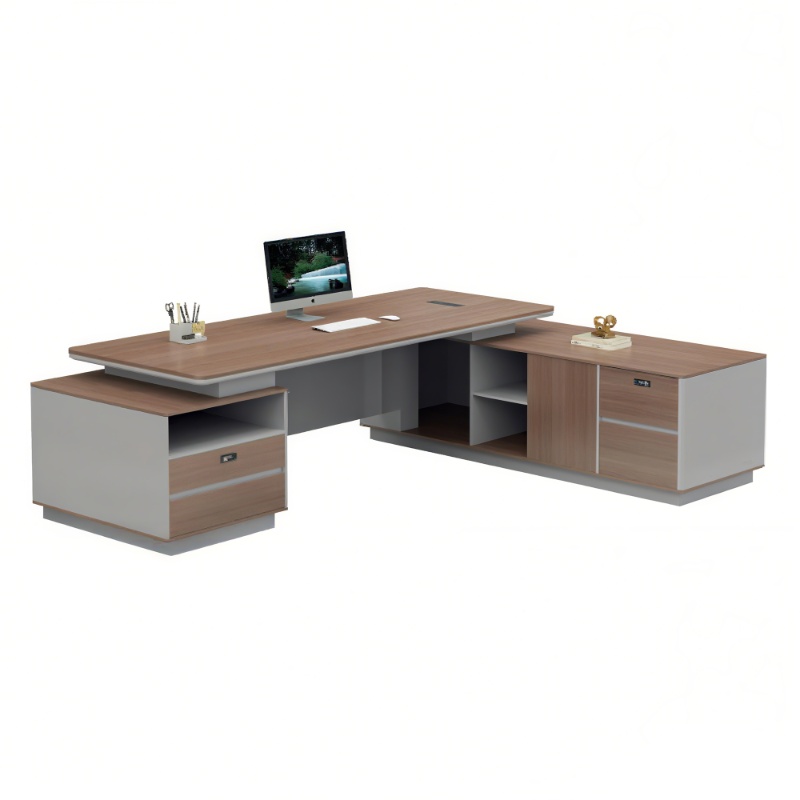 Desk Setup Corner - *Modern Corner Desk Setup With Integrated