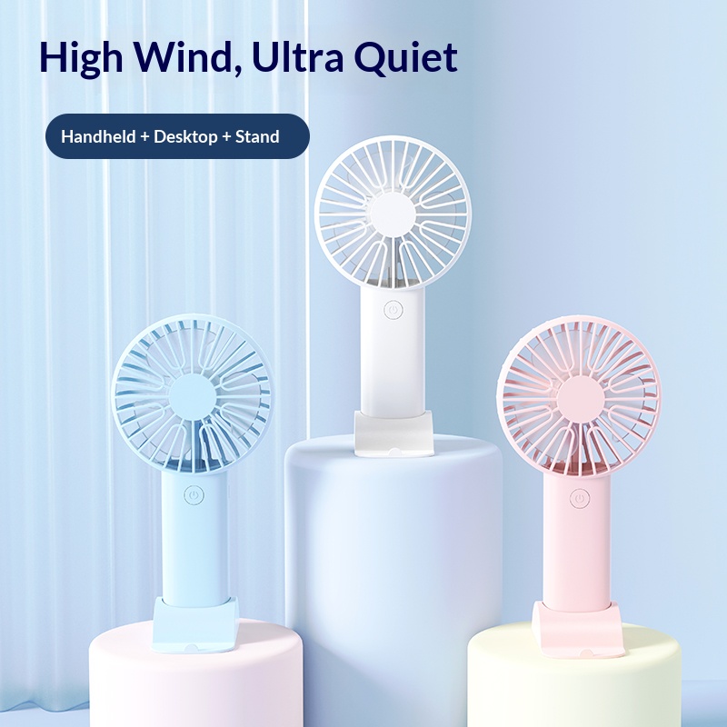 Mini Handheld Fan 3 In 1 Porta - огляд і ціна Desk Setup Home Office