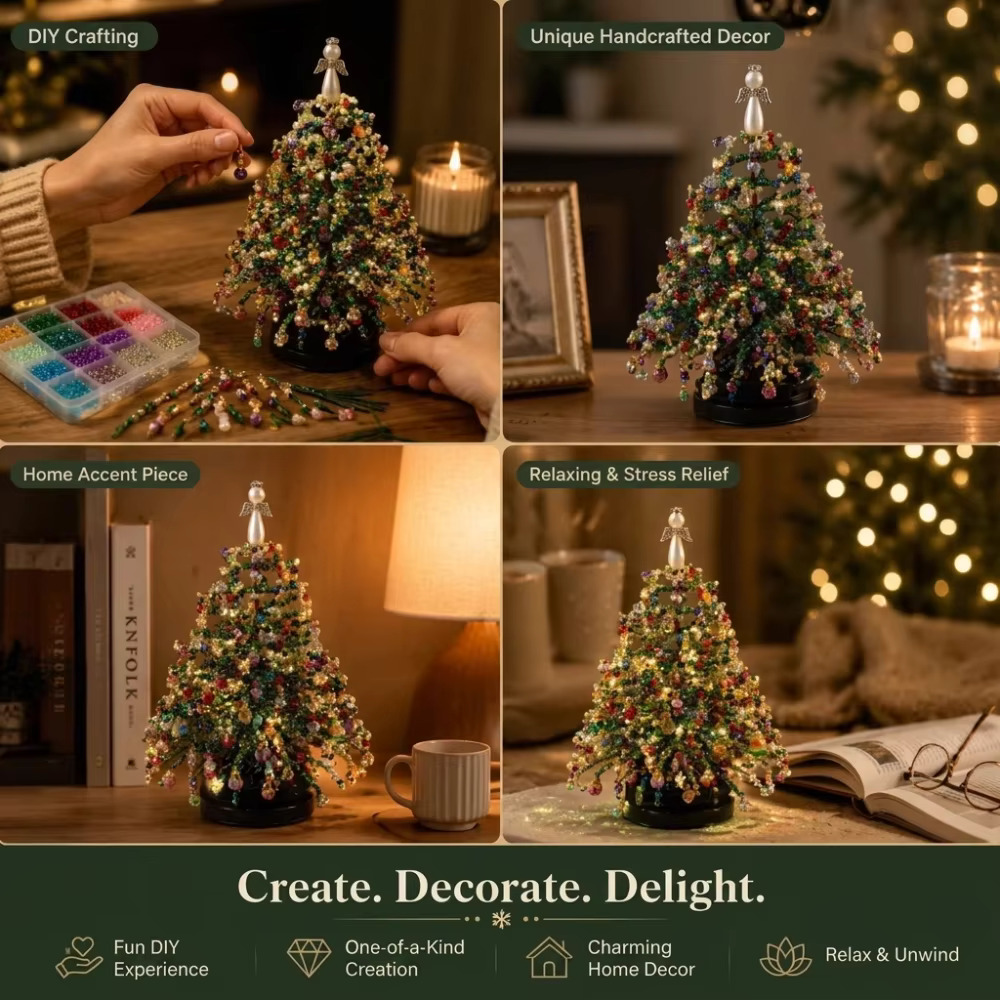 DIY Christmas Tree Bead Kit Be - огляд і ціна Desk Setup At Home