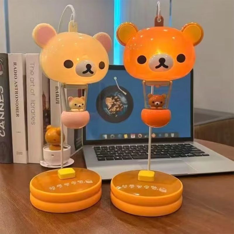 Rilakkuma Cute Bear Table Lamp - огляд і ціна Desk Setup At Home