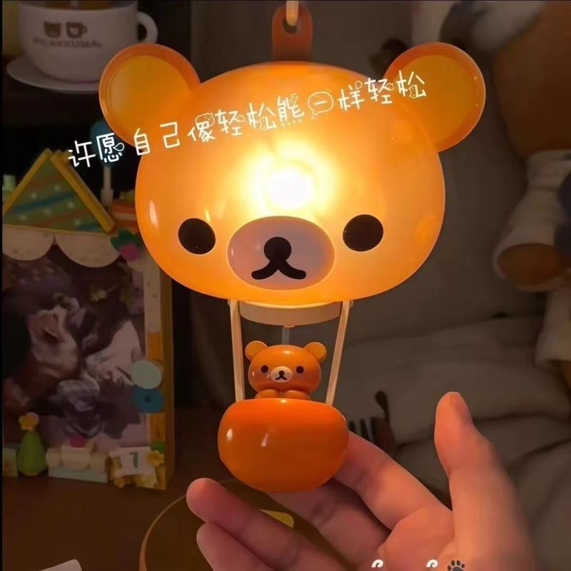 Rilakkuma Cute Bear Table Lamp - огляд і ціна Desk Setup At Home