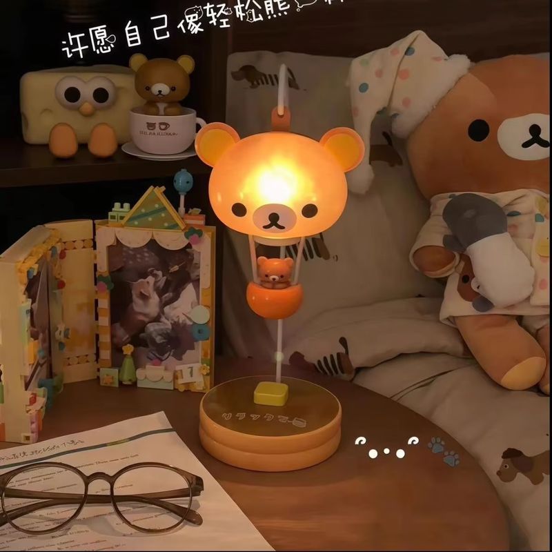 Rilakkuma Cute Bear Table Lamp - огляд і ціна Desk Setup At Home