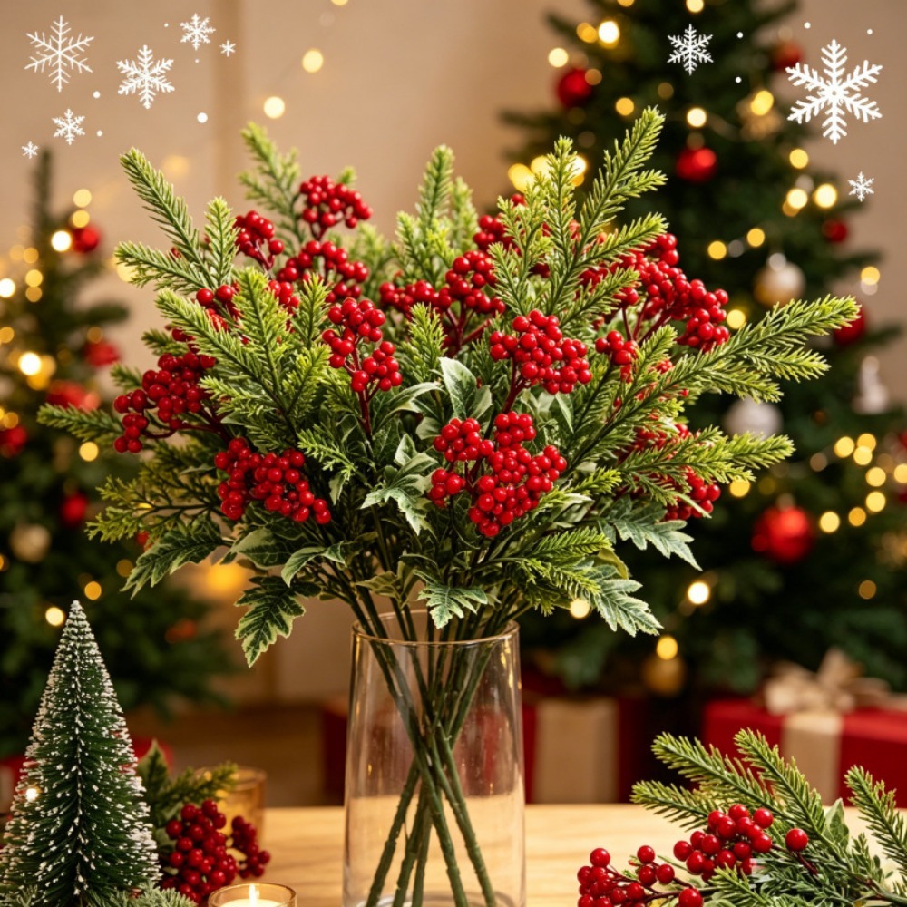 Artificial Christmas Greenery  - огляд і ціна Desk Setup At Home