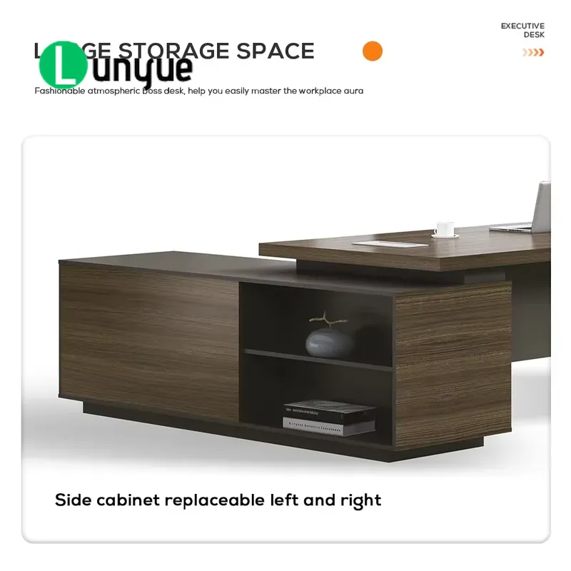 Modern L Shaped Executive Desk - огляд і ціна Desk Setup Corner