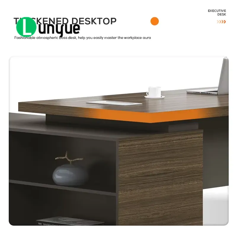 Modern L Shaped Executive Desk - огляд і ціна Desk Setup Corner