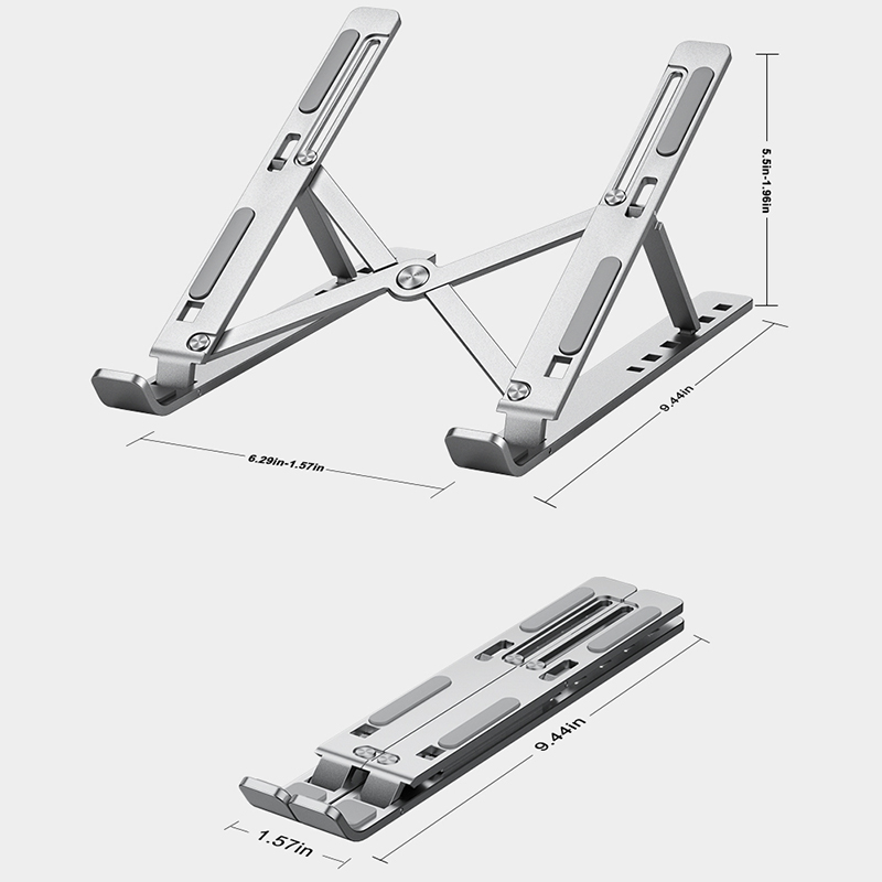 Metal Portable Foldable Laptop - огляд і ціна Desk Setup Macbook
