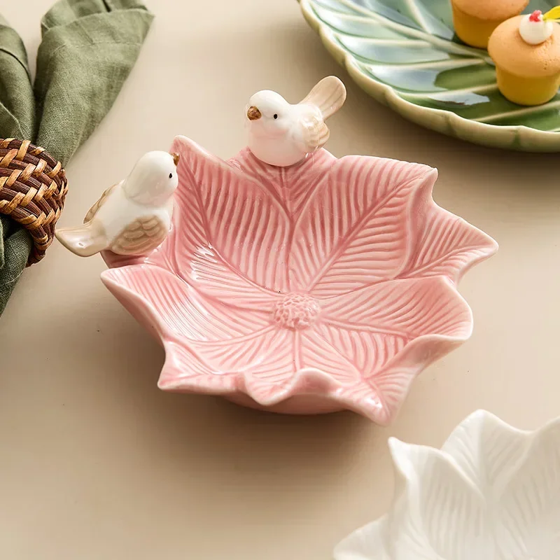 Cute Bird Tray Ceramic Jewelry - огляд і ціна Desk Setup At Home