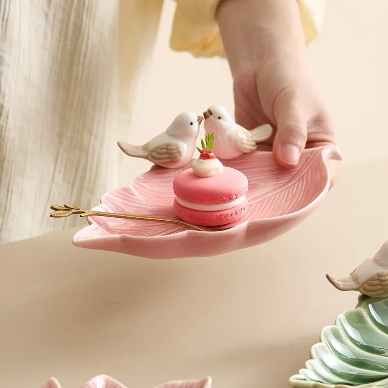 Cute Bird Tray Ceramic Jewelry - огляд і ціна Desk Setup At Home