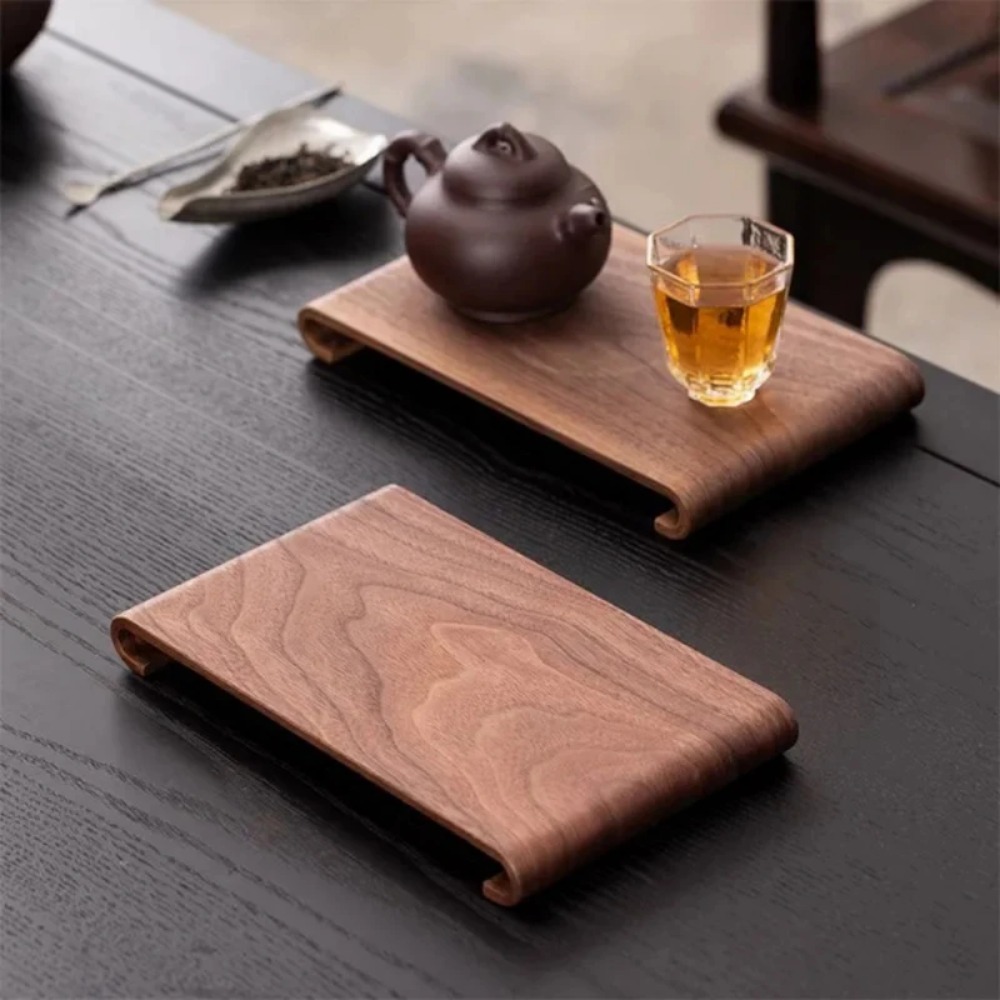 Wooden Coffee Tea Tray Rectang - огляд і ціна Desk Setup At Home
