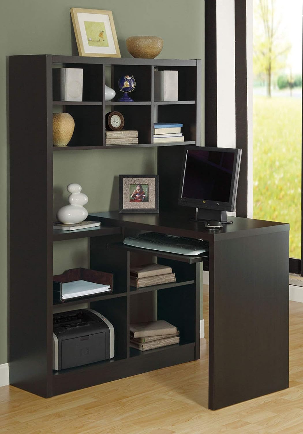 Corner Desk With Adjustable St - огляд і ціна Desk Setup Corner