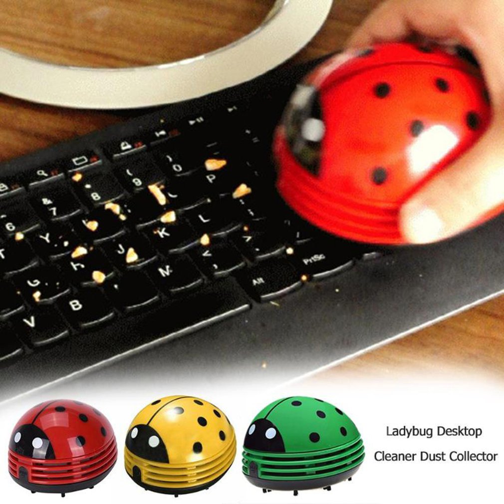 Cute Ladybug Desktop Vacuum Cl - огляд і ціна Desk Setup At Home