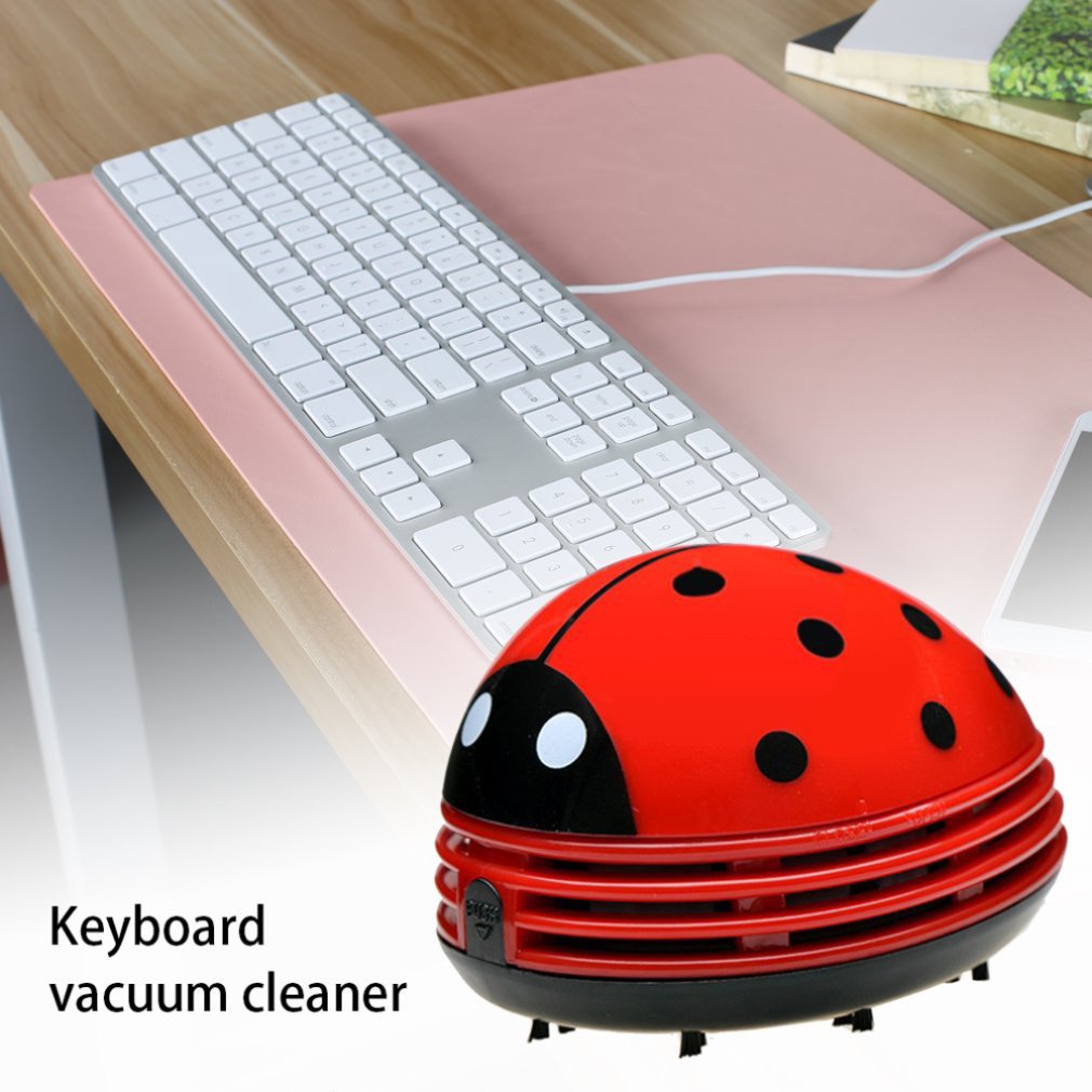 Cute Ladybug Desktop Vacuum Cl - огляд і ціна Desk Setup At Home