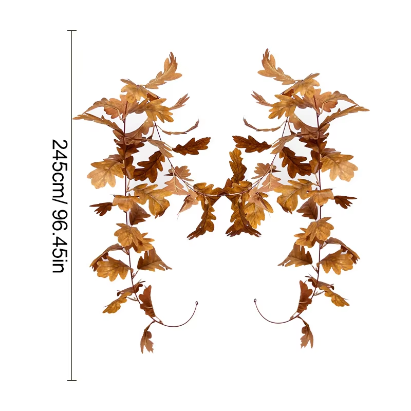 Artificial Oak Leaf Fall Garla - огляд і ціна Desk Setup At Home