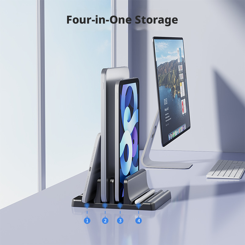 Universal 3/2 Slots Desk Lapto - огляд і ціна Desk Setup Macbook