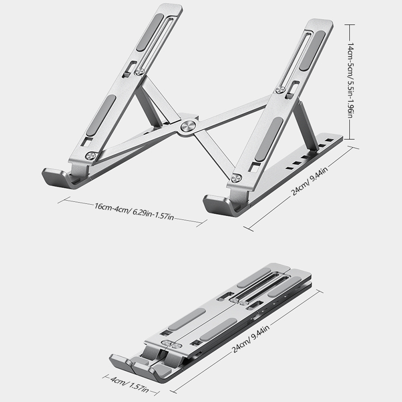 Foldable Aluminum Laptop Stand - огляд і ціна Desk Setup Macbook