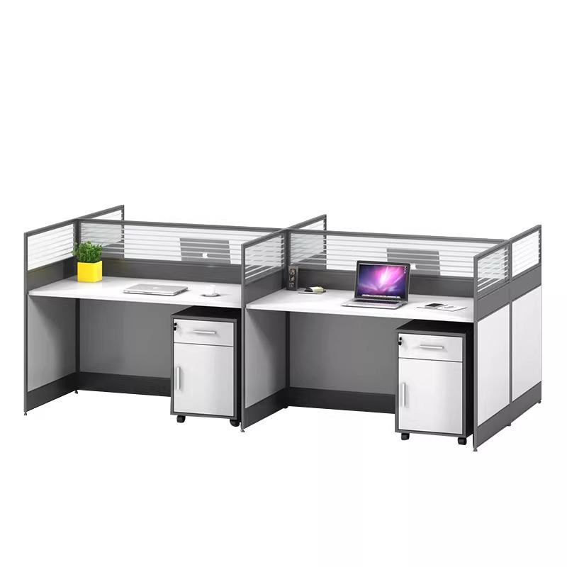 White Office Desk for 2 4 or 6 - огляд і ціна Desk Setup Corner