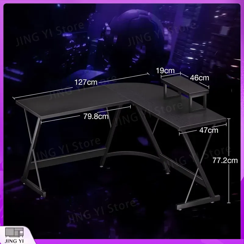 L Shaped Gaming Desk with Moni - огляд і ціна Desk Setup Corner
