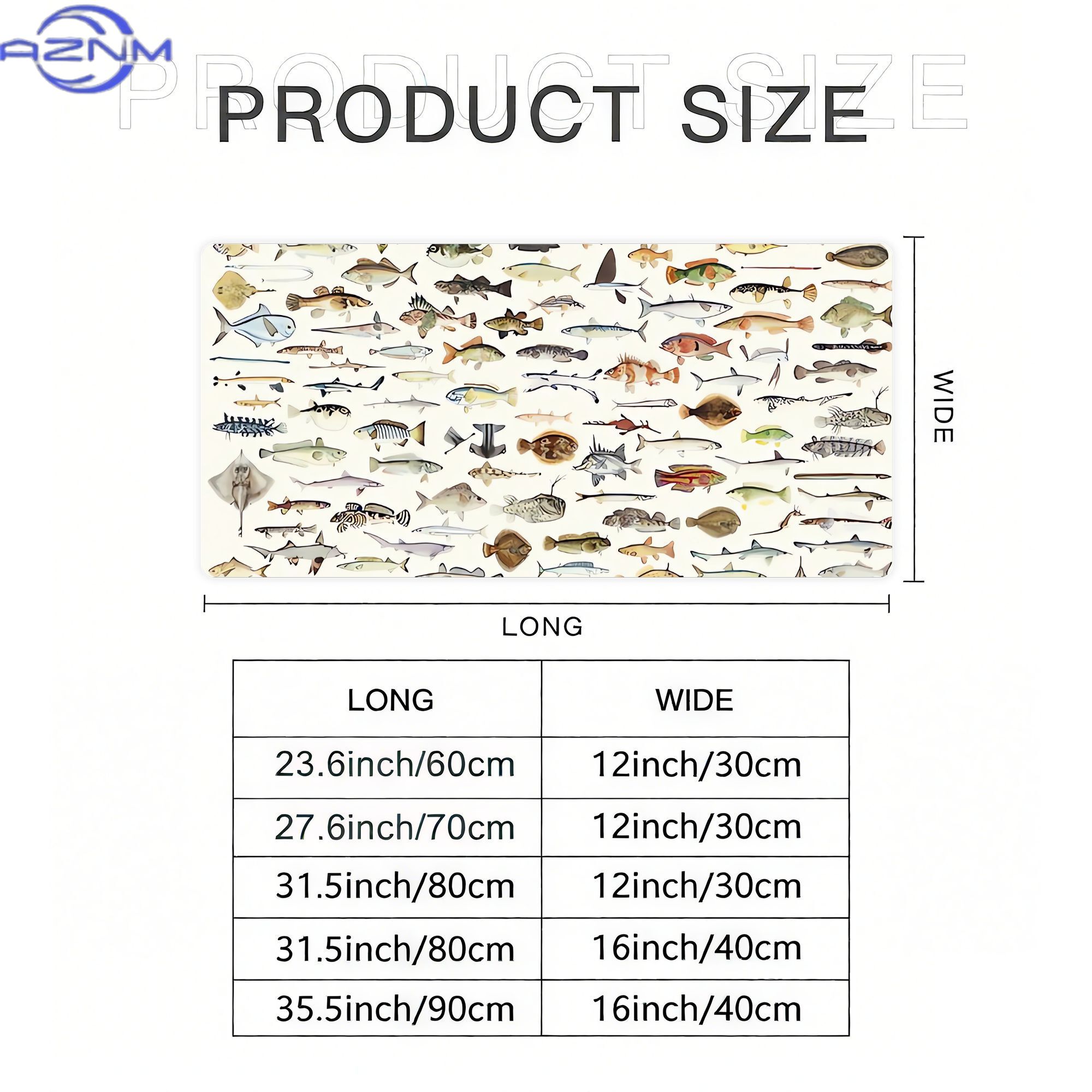 Fish Desk Mat for Mood Lightin - огляд і ціна Desk Setup Corner