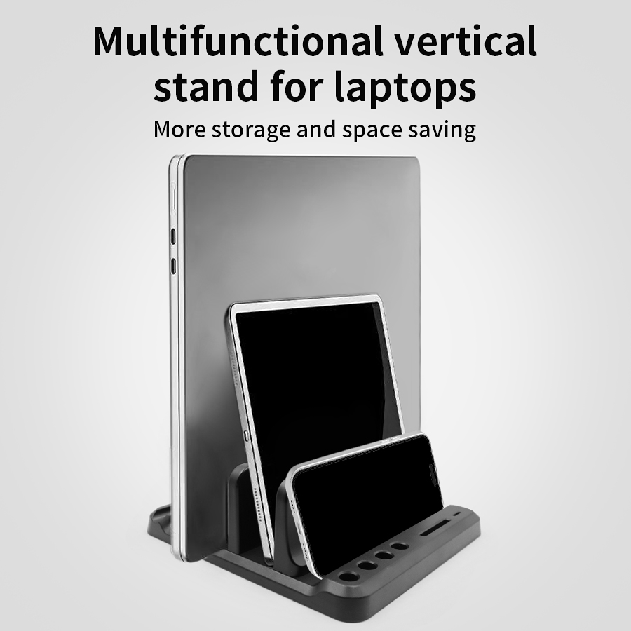 Vertical Laptop Stand Plastic  - огляд і ціна Desk Setup Macbook