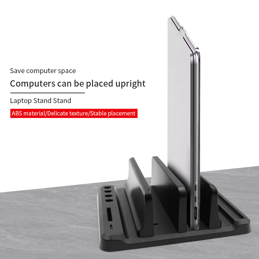 Vertical Laptop Stand Plastic  - огляд і ціна Desk Setup Macbook